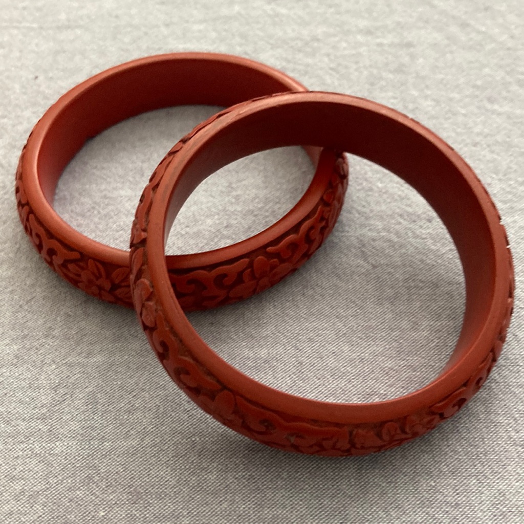 Cinnabar Bangles Preowned Cinnabar Bangles Preowned